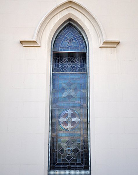 25 x 25 x 3mm mesh used at Wesley Uniting Church.